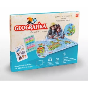 Geografika. Juego de Mesa con Mapamundi