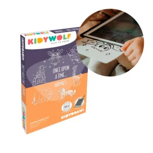 Set de plantillas Erase una vez y animales Kidydraw - Kidywolf