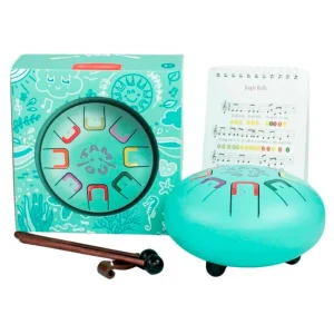 Tambor baby Tambú Teal Peal con lengüetas