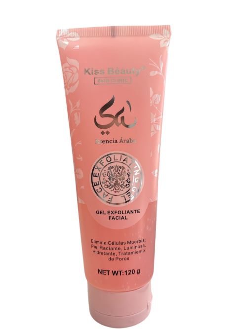 Gel Exfoliante Facial Esencia Árabe 120g. Kiss Beauty