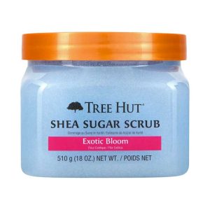 Exfoliante corporal Shea Sugar Scrub – Exotic bloom 510g. TREE HUT